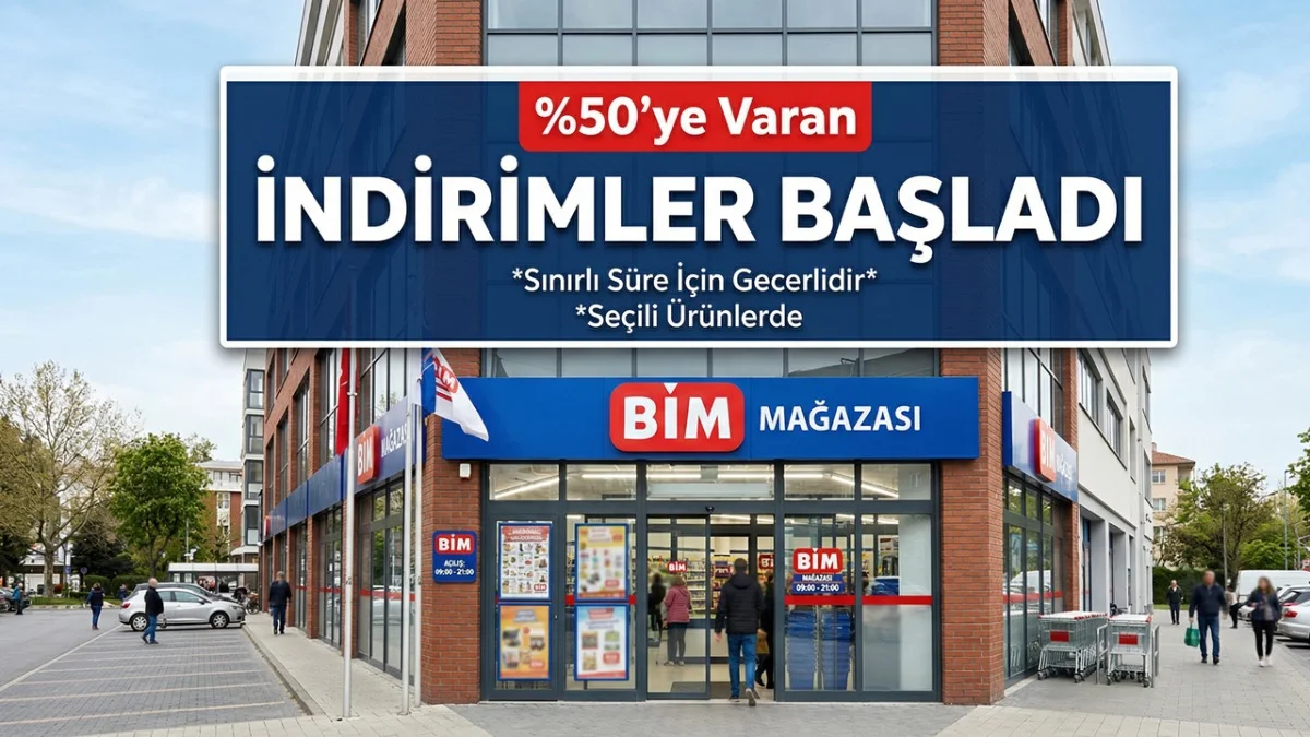 BİM %50 İndirim Yaptı: Ürünler Kapış Kapış Gidiyor - Ekonomi Haberleri